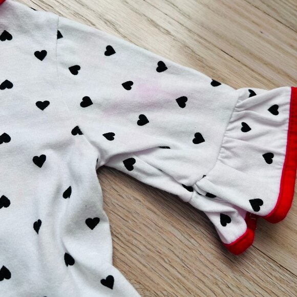 Rare Editions Heart Print Top Size 18M - Picture 3 of 7
